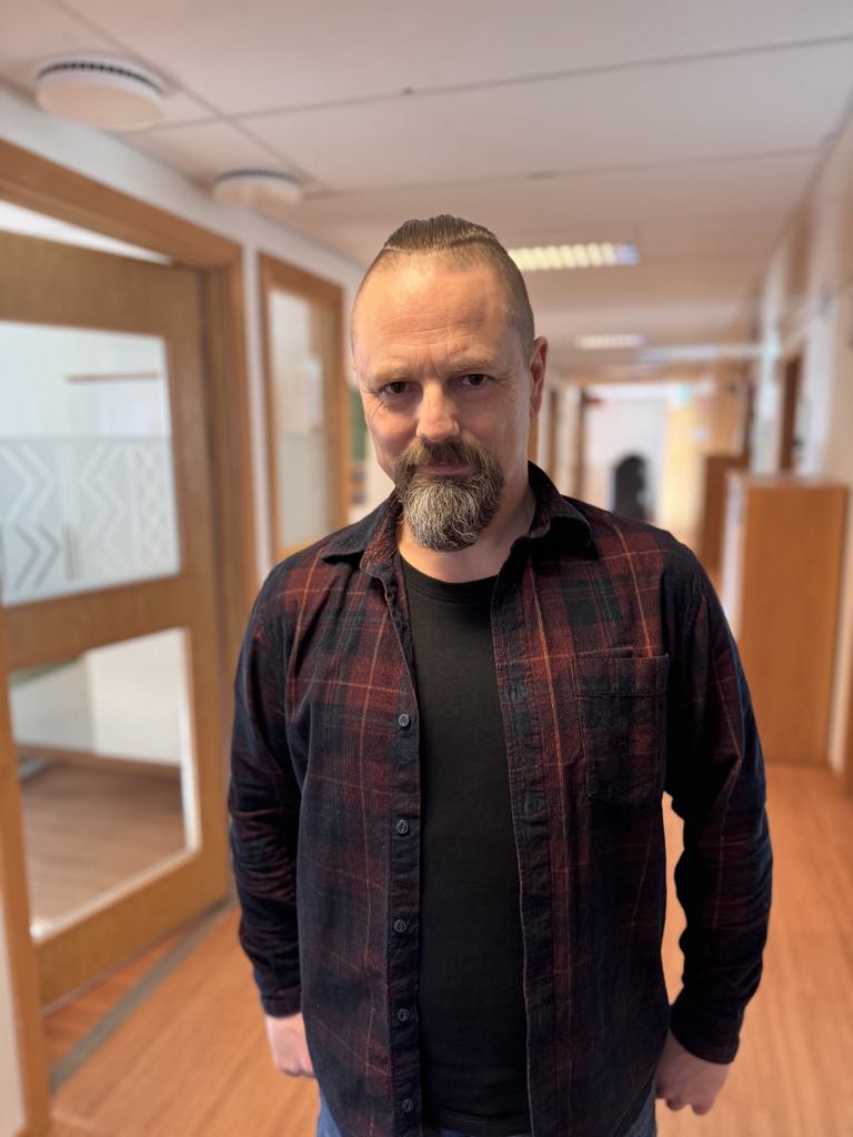 Porträtt av Per Wikström, som driver Dala Digital
